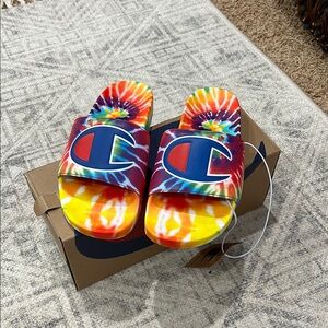 Champion Tie Dye Sandals